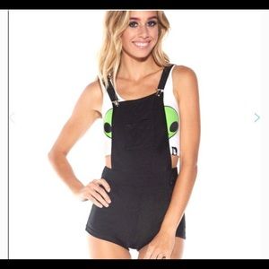 Iheartraves black comfy overall